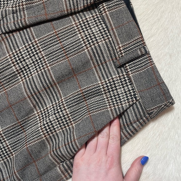 Express Editor Mid Rise Cropped Wide Leg Pant - Picture 7 of 8